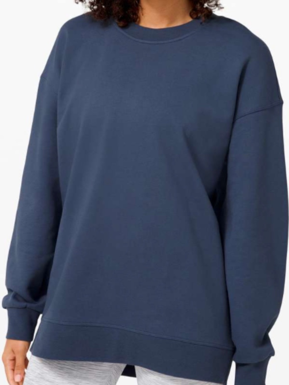 Lululemon Perfectly Oversized Crew in Iron Blue